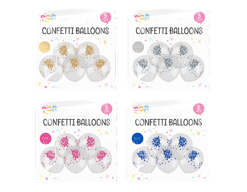 Confetti Balloons 5pk